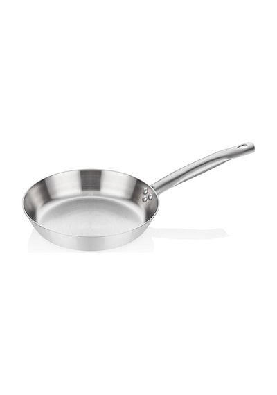 Mm Çelik Kızartma Tavası 30 Cm Gri