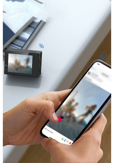 4k Su Geçirmez Wi-fi Aksiyon Kamerası Profesyonel Kurye Motorcu Sporcu Su Aksiyon Kamera 1080p