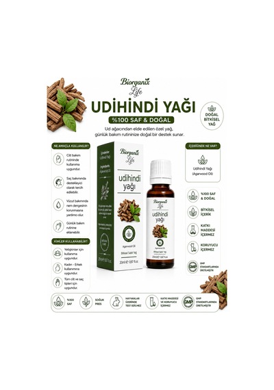 Udi Hindi Yağı 20 Ml - Cilt Yenileyici & Leke Karşıtı Bakım Yağı