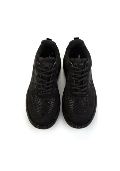 Bambi Siyah Kadın Sneaker K01228090987 Siyah