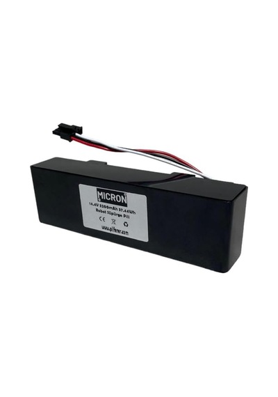 Mi Mop Pro Stytj02ym / V2 Pro/ V3 Uyumlu 14.4v 3200 Mah Robot Süpürge Pili Siyah Plastik Kutulu Tek Renk