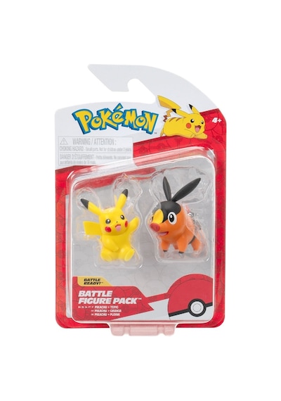 Pokemon Battle 2'li Figür Seti Pikachu & Tepig Pokemon