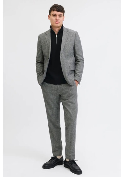 Jack & Jones Jprblamılano Stıtch Erkek Siyah Sweatshırt Siyah