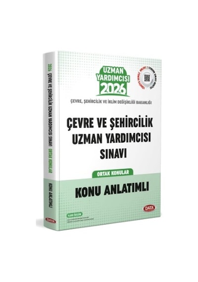 Data 2026 Çevre Ve Şehircilik Uzman Yardımcısı Sınavı Konu Anlatım Data Yayınları