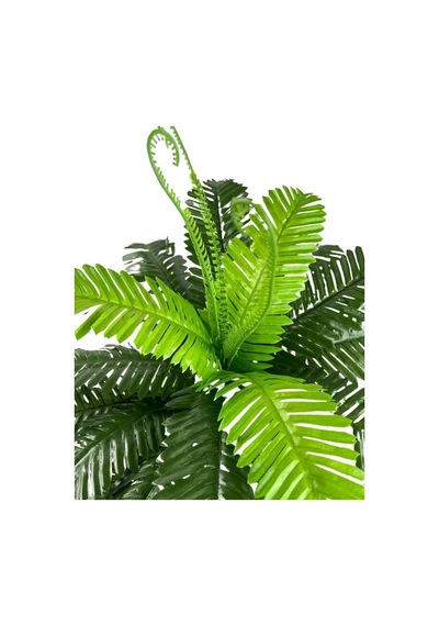 Yapay Çiçek Cycas Aşk Merdiveni Eğrelti Otu Sıkas Bitkisi 24 Yapr
