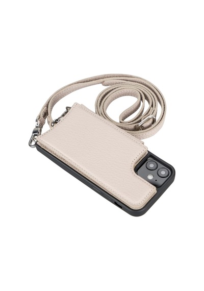 Apple Uyumlu iPhone 12 Mini Deri Askili Kilif Ufw Erc3 Bej 557298596