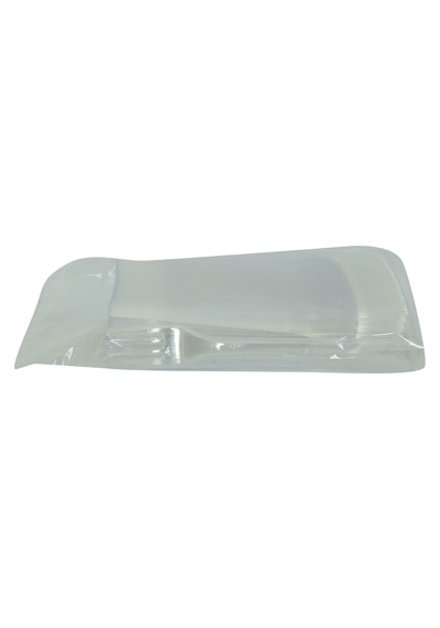 Lokman Avm Plastik Çatal Ekonomik 1654 MM Şeffaf 100 Adet 1 Paket Şeffaf