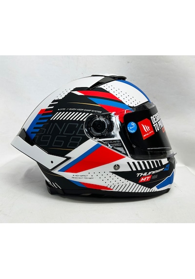 Mt Thunder 4SV Luminenc A7 Şefaf Vizörlü Kask