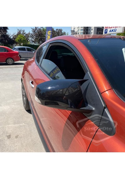 ŞüsCarOto Renault Megane 3 2008-2016 Batman Yarasa Ayna Kapağı Piano Black ABS Plastik (00)