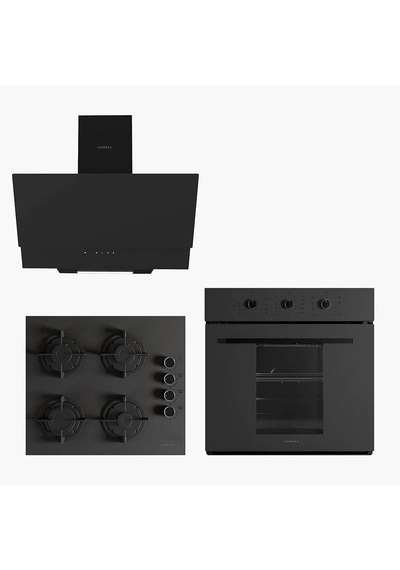 Luxell Prime Glass B66-SF3 + LX-40 TAHDF + DA6-835 Siyah Ankastre Set