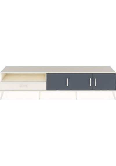 Arges Tv Ünitesi 3 Raflı Tek Çekmeceli 3 Kapaklı 220x30x51 Aytaşı-antrasit/aytaşı Antrasıt/aytası - Aytası Arges Tv Ünitesi 3 Raflı Tek Çekmeceli 3 Kapaklı 220x30x51 Aytaşı-antrasit/aytaşı Antrasıt/aytası - Aytası