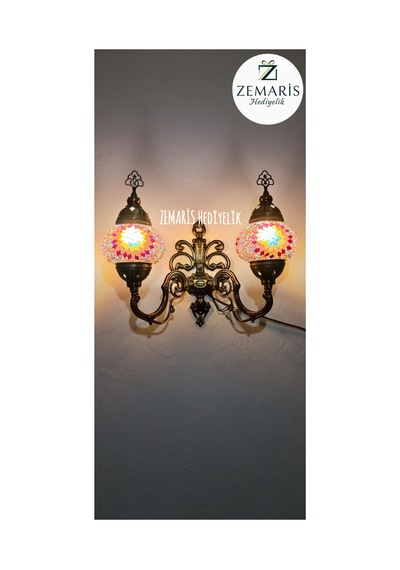 Çiftli Aplik Kırmızı - 770682524 Kırmızı