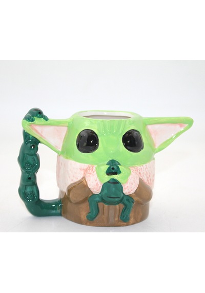 Porselen Baby Yoda Kupa Bardak Karışık