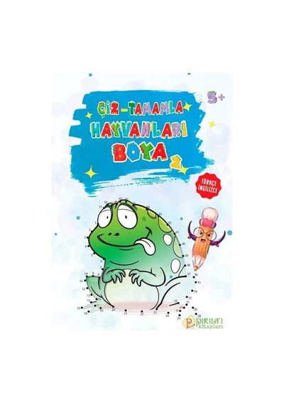 Çiz - Tamamla - Hayvanları Boya 2 - Şaban Muslu - Pırıltı Kitapları