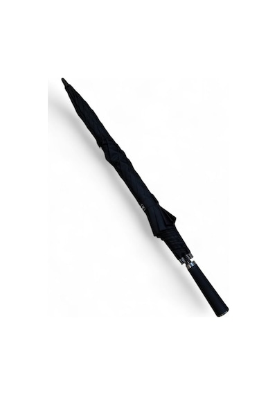 Baginn Erkek Şemsiye Siyah Renk Baston Protokol Şemsiye 125 Cm Çap 100 Cm Boy Çift Tenteli 8 Telli 001