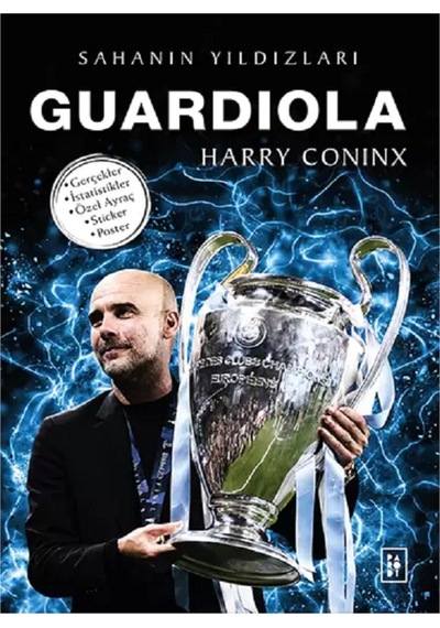 Sahanın Yıldızları Messi - Arda - Dzeko Poster Sticker Futbolcu Kartı Hediyeli Toplam 12 Kitap