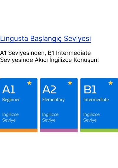Lingusta Methodu: Başlangıç Seviyesi İngilizce Eğitim Paketi