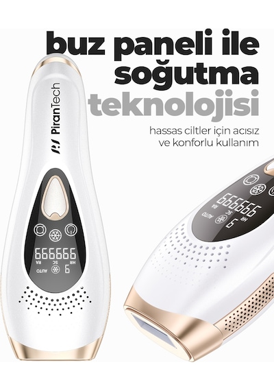 Pirantech Bhrl-10 Lcd Ekranlı 9 Seviyeli Buz Lazer Ipl Epilasyon