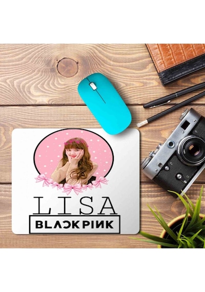 Black Pink Lisa Mouse Pad Mousepad