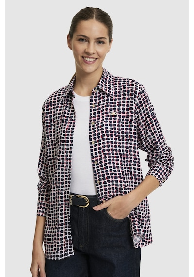 U.S. Polo Assn. U.s. Polo Assn. Kadın Lacivert Gömlek Desenli 50320151-vr033