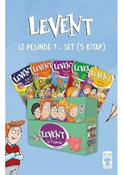 Levent İz Peşinde - 5 Kitap Takım - Mustafa Orakçı - Timaş Çocuk