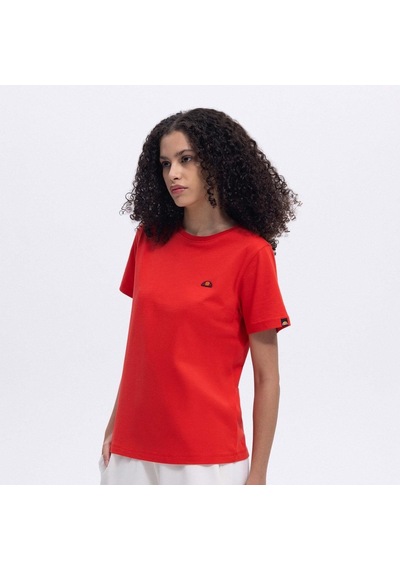 Ellesse Ef174-rd Bisiklet Yaka Kadın T-shirt - Kırmızı Kırmızı