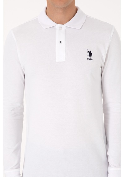 U.S. Polo Assn. Erkek Beyaz Basic Sweatshirt 50307687-VR013