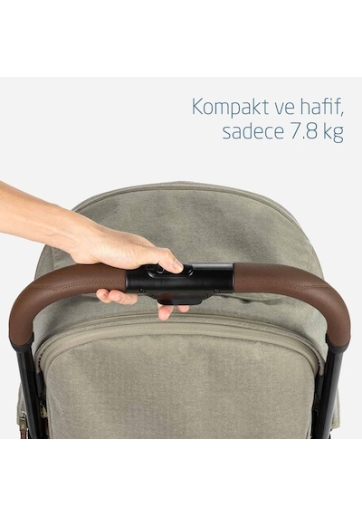 Maxi-Cosi Eva Otomatik Katlanan Kompakt Seyahat Sistem Olabilen Bebek Arabası Twillic Truffle