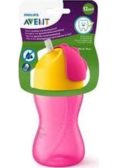 Pipetli Bardak Suluk 12+ Yaş 300 ML - Pembe Scf798/02