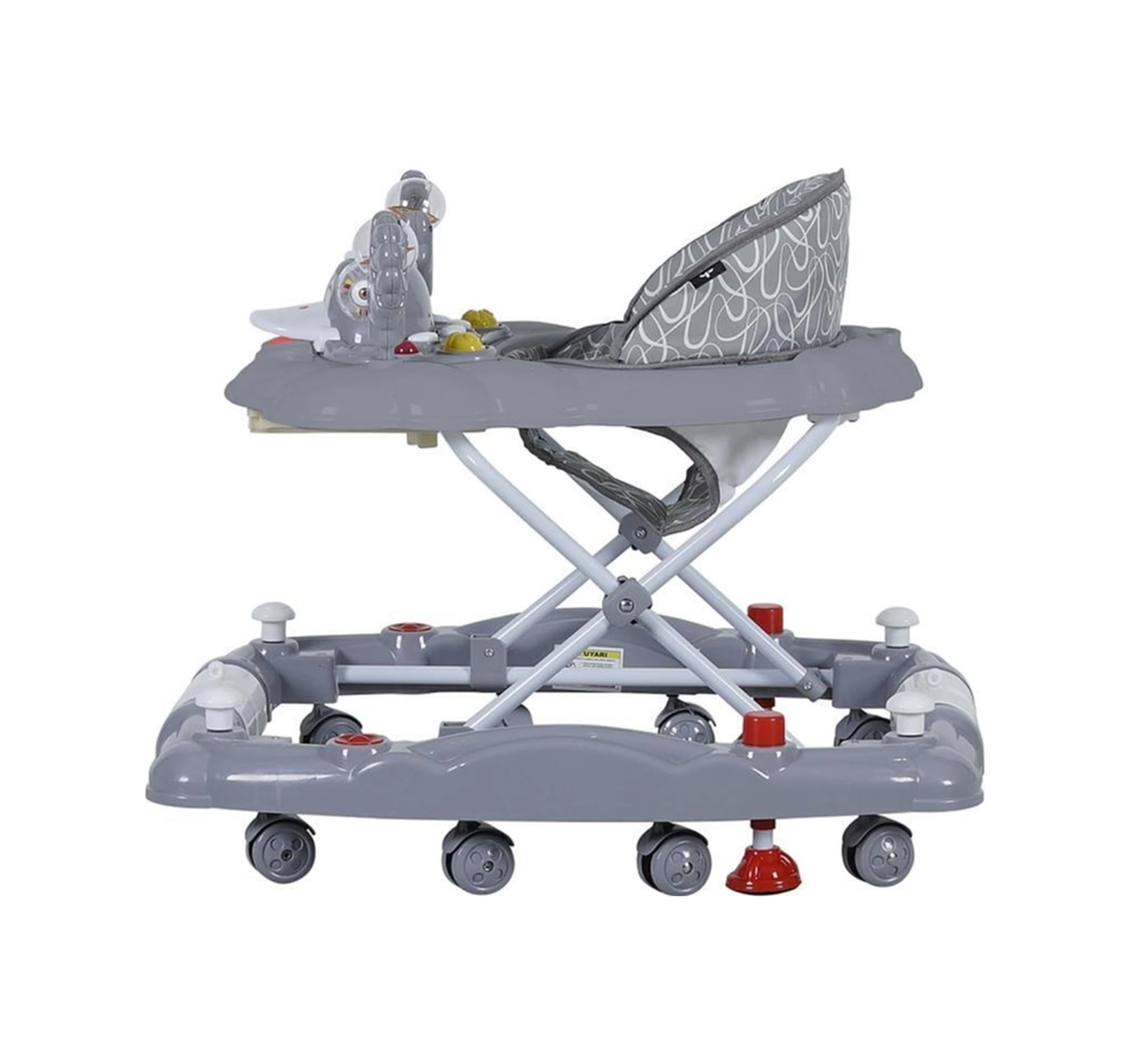 Kiddy Sallanır Fonksiyonel Yürüteç 9228 Gri