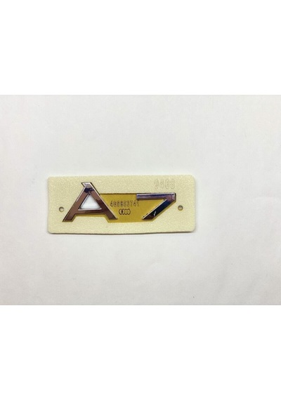 Audı A7 Bagaj Yazısı 100mm-34mm Uyumlu
