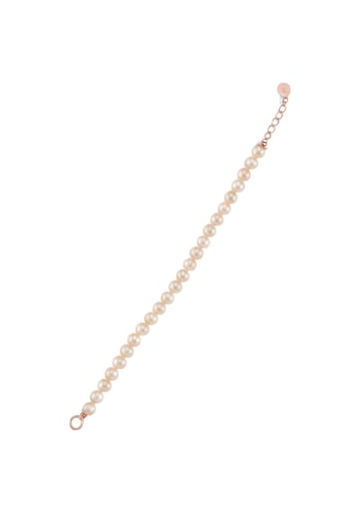 Pudra Pembe Doğal İnci Bileklik Rose