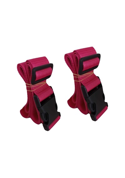 Pembe Renk Valiz Bavul Emniyet Kemeri 2 Adet En 4cm Pembe