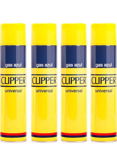 Clipper Ehediye Universal Gas Azul Çakmak Gazı Hu75Azul 250 ML x 4 Adet