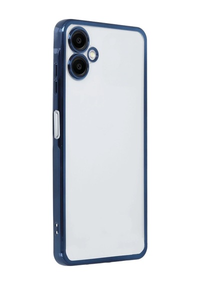 Samsung Galaxy A06 Uyumlu Kılıf Lensli Silikon - Lacivert