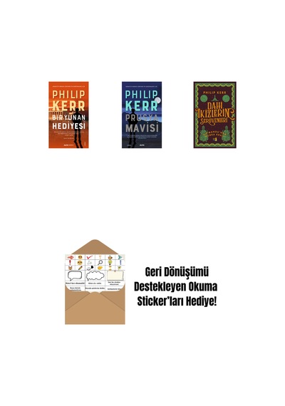 Bir Yunan Hediyesi + Prusya Mavisi + Dahi İkizlerin Serüvenleri - Katmandu'nun Kobra Kralı + Okuma Sticker'ları