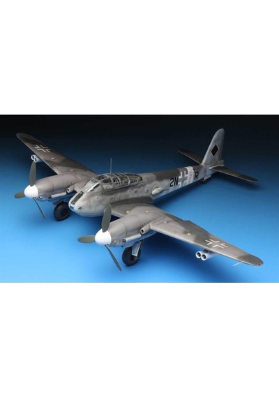 Meng Ls-003 1/48 Ölçek, Messerschmitt Me 410a-1 Bombardıman Uçağı, Plastik Model Kiti-49494