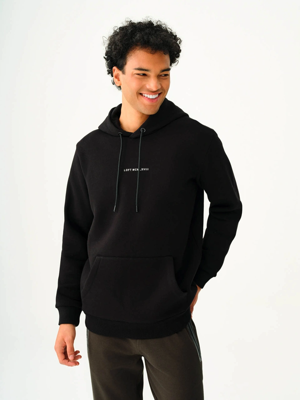 Loft Regular Fit Siyah Erkek Sweatshirt Lf2034269 Siyah