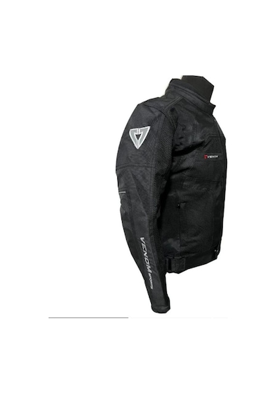 Venom Motosiklet Mont Erkek Siyah Dynamic Montu 4 Mevsim Bir Beden Büyük Tercih Ediniz