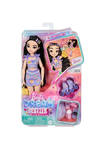 Jfx99 Rene - Barbie Dream Besties Paten Partisi Rene Bebek Ve Aksesuarları Standart