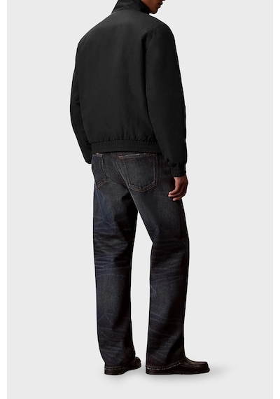 Calvin Klein Su Geçirmez Logolu Regular Fit Mont Lv04rg500gub1 Erkek Mont Lv04rg500g Ub1 Siyah