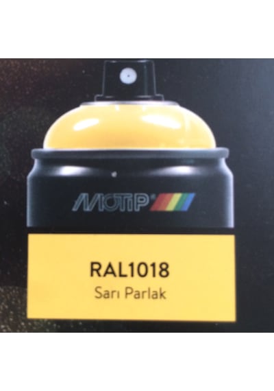 Motip Carat 400 ML Sprey Boya-parlak Sarı-ral1018 Germany