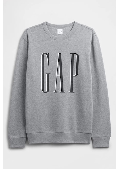 Gap V-lw Db Fleece Erkek Sweatshirt Grı