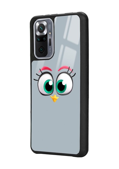 Xiaomi Redmi Note 10 Pro - Max Grey Tasarımlı Glossy Telefon Kılıfı Siyah
