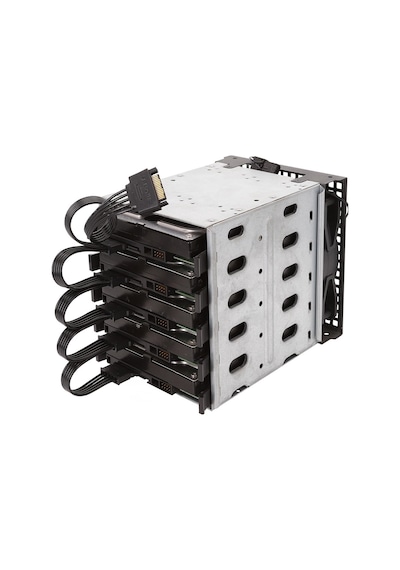 Molex Sata To 5X Power 15 Pin 4977P Güç Çoklayıcı Kablosu Disk Hd