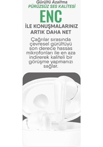 Forte Bluetooth Kulaklık 5.4 Enc Teknolojili - Gürültü Azaltmalı