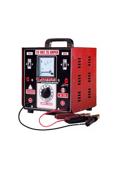 Soyberg 2 Akülük Seri Şarj Cihazı 24 Volt 25 Amper 225