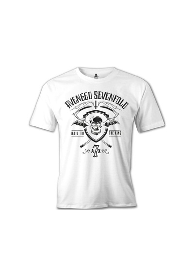 Avenged Sevenfold - Hail To The King Beyaz Erkek Tshirt