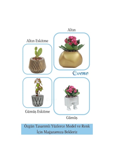 Çiçek Saksısı Uzun Beton Saksı Model 1 - Siyah