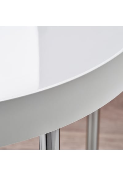 Ikea Frotorp Kenar Sehpası Beyaz-krom Kaplama